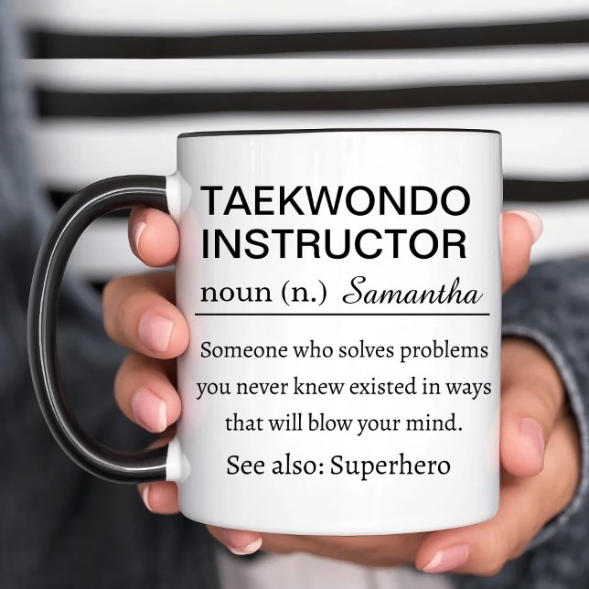 Caneca Instrutor Taekwondo (Criador carregado)
