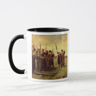 Caneca Insurrectionists poloneses da rebelião 1863 (óle