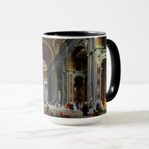 Caneca Interior da Rua, Basilica de Peter, Roma