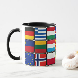 Caneca International Flag Collection, world flags,