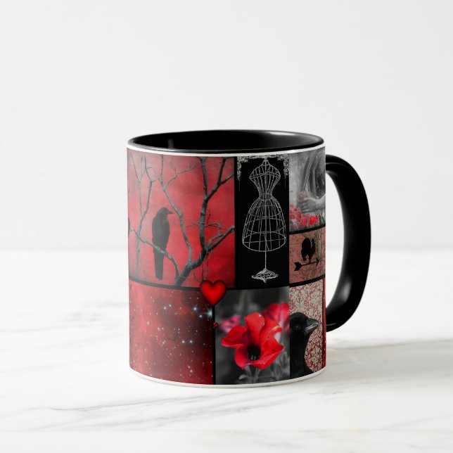 Caneca Intriga De Vermelho (Frente Esquerda)
