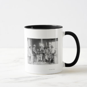 Caneca Inverso dos homens de Cheyenne com branco