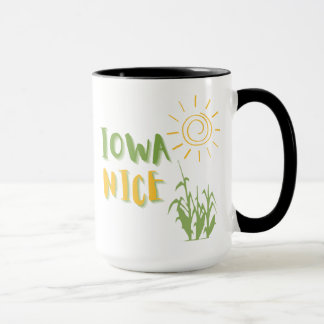 Caneca Iowa Nice Mug para Midwesterners