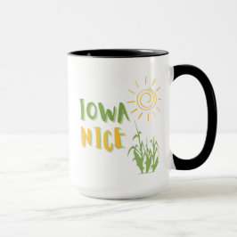 Caneca Iowa Nice Mug para Midwesterners