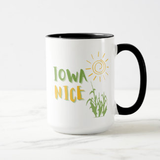 Caneca Iowa Nice Mug para Midwesterners
