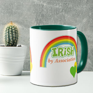 Caneca Irish By Association Rainbow Hearts