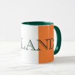 Caneca Irish Flag Ireland<br><div class="desc">Irish Flag Ireland Combo-Ringer Mug Design © Trinkets and Things 2017 - AHP Design. Todos os Direitos Reservados.</div>