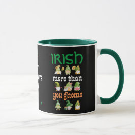 Caneca IRISH MAIS DO QUE VOCÊ VAI Dia de São Patrício