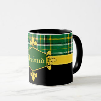 Caneca Irish National Tartan, Personalize com o nome
