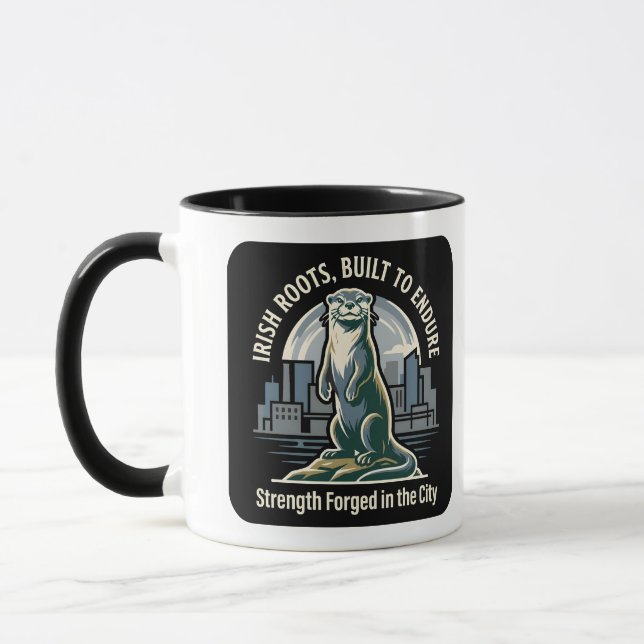 Caneca Irish Roots Built to Endure Otter (Esquerda)