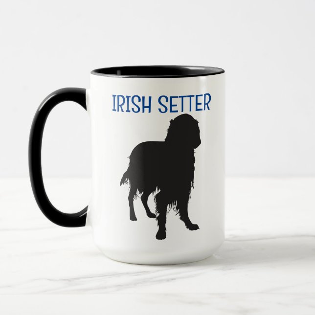 Caneca Irish Setter Personalizado Dois Lados (Esquerda)