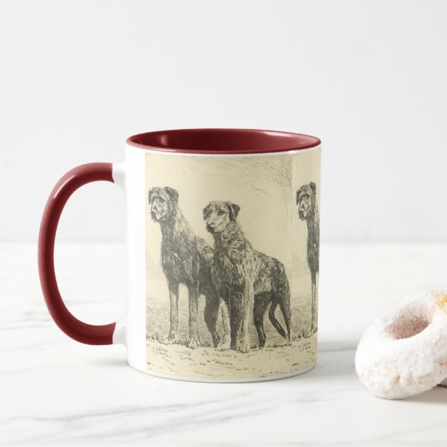 Caneca Irish wolfhound (Com Donut)