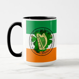 Caneca Irlanda para sempre/Erin ir bragh/1 sangue/pessoas