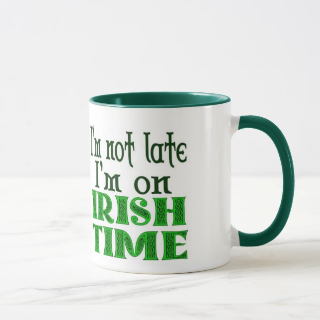 Caneca Irlandês - Hora Atrasada (Direita)