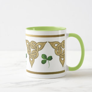 Caneca Irlandês preto Knotwork