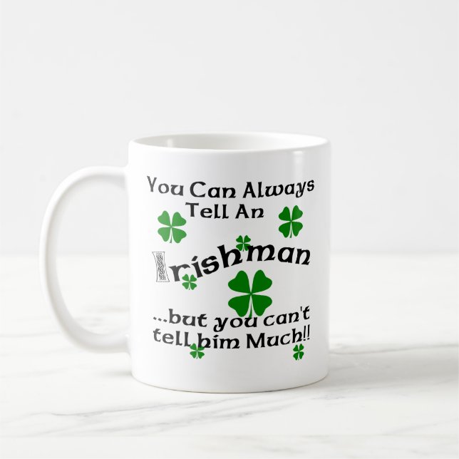 Caneca Irlandês - você pode sempre dizer… (Esquerda)