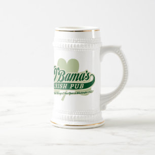 Caneca irlandesa do bar de Obama