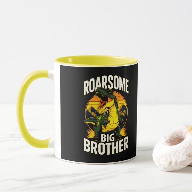 Caneca Irmão Grande Dinossauro Roarsome (Com Donut)