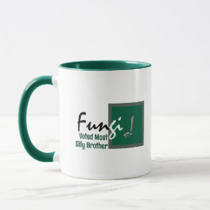 Caneca Irmão Humoroso Personalizado, Fungus Mushroom Pun