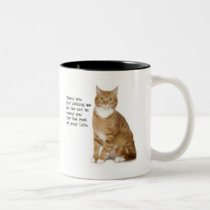 Caneca irritante do gato