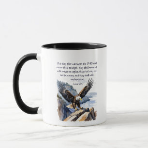 Caneca Isaiah 40:31 Eles esperam pelo Senhor