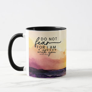 Caneca Isaiah 41:10 Não tema que eu esteja com você Bíbli