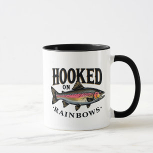 Caneca Iscado na Pesca de Truta Arco-Íris