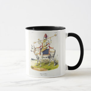 Caneca Ishana ou Shiva, gravado por C. de Motte (1785-183