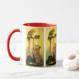 Caneca Islay, Tilco, Macaw and Love Birds de Landseer