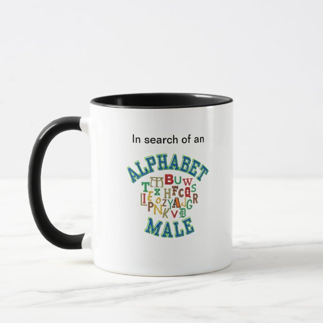 Caneca iso AlphaBet Machado Café Mug (Esquerda)