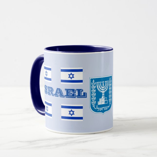 Caneca Israel Modern Mug (Frente Esquerda)