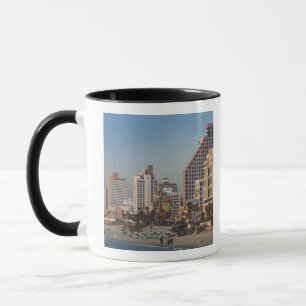 Caneca Israel, Tel Aviv, fachada, hotéis, crepúsculo