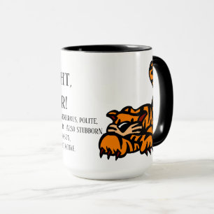Caneca Isso mesmo, sou um tigre