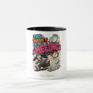Caneca Isso Não Foi Uma Reunião Personalizada Humor de Es