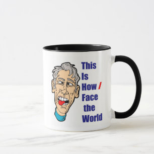 Caneca Isto é como eu enfrento o mundo