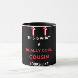 Caneca Isto É Como Um Primo Muito Legal Parece