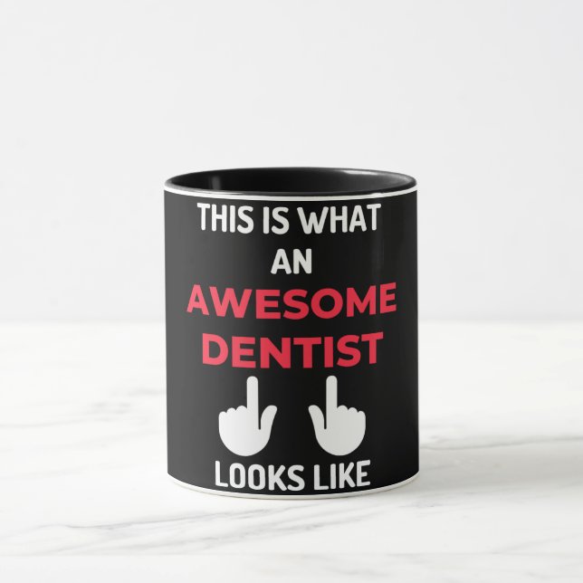 Caneca Isto É O Que Parece Um Fantástico Dentista (Centro)