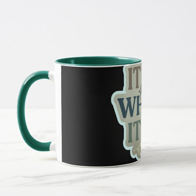 Caneca It Is What It Is | Caneca de Citação Estéti (Esquerda)