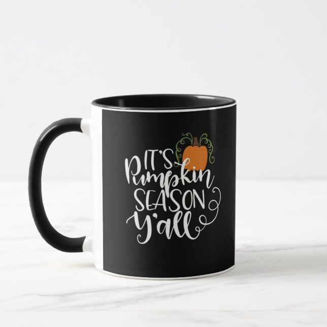 Caneca It_s Pumpkin Season Y_all Feita (Esquerda)