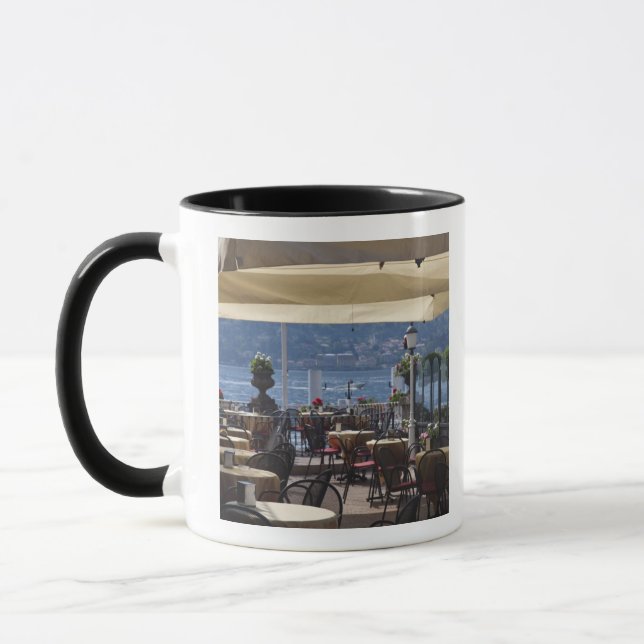Caneca Itália, Província de Como, Bellagio. Café à beira  (Esquerda)