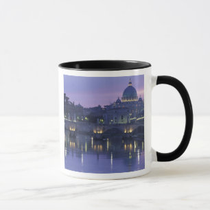 Caneca Itália, Roma São Pedro e Ponte Sant Angelo,