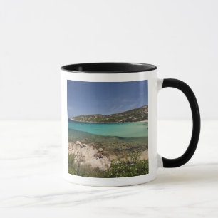 Caneca Itália, Sardenha, Baja Sardenha. Praia de resort.