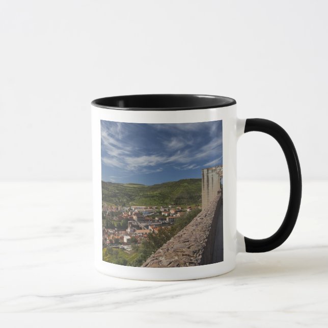 Caneca Itália, Sardenha, Bosa. Vista urbana de Castello (Direita)
