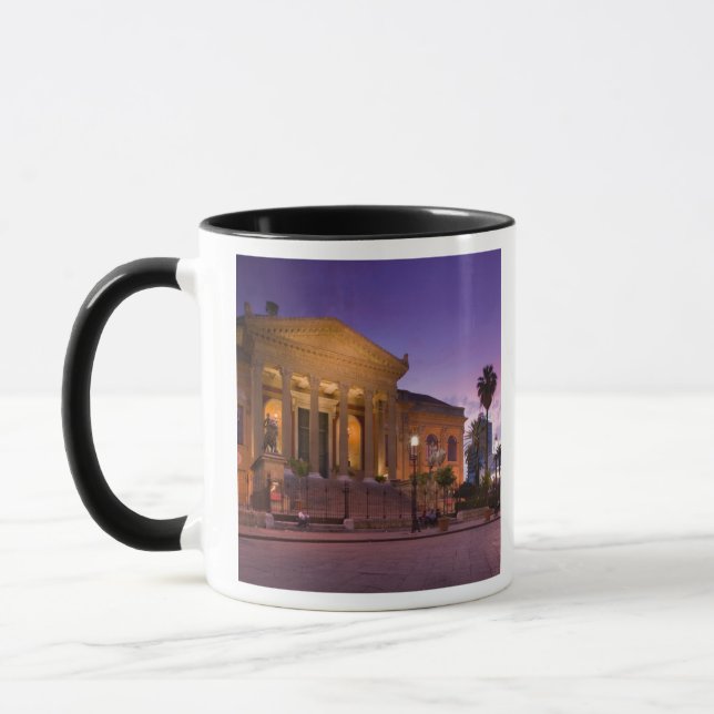 Caneca Itália, Sicília, Palermo, Ópera do Teatro Massimo (Esquerda)