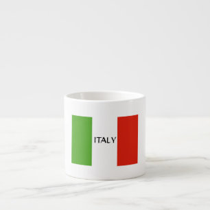 Caneca italiana de Expresso da bandeira