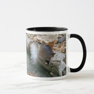 Caneca Itens de Coordenação de Folhas de Abutre-Turca