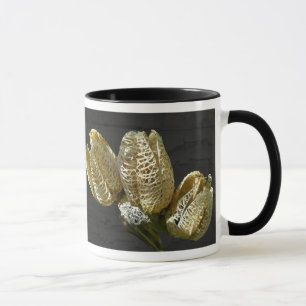 Caneca Itens de Coordenação de Pods de Sementes de Lily