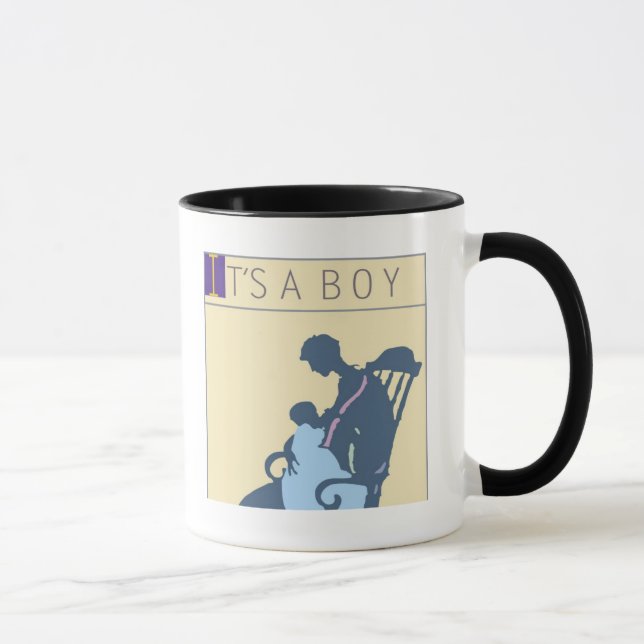 Caneca <It's a Boy> pelo mineiro de Steve (Direita)