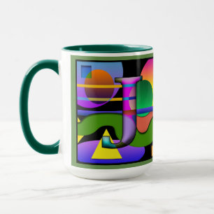 Caneca J O Monogramas, Coffee Mug Iniciado