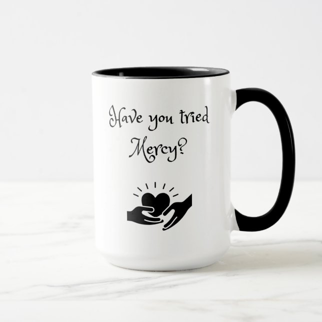 Caneca Já Tentou Compaixão? (Direita)